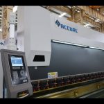 د 4 محور CNC مطبوعاتي بریک ماشین 175 ټن x 4000mm CNC ټوټه ټوټه شوې