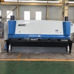 د هیدرولیک ګیلیټینین ګنډلو ماشین 3200mm x 8mm د نیوماتیک مواد مالتړ سره